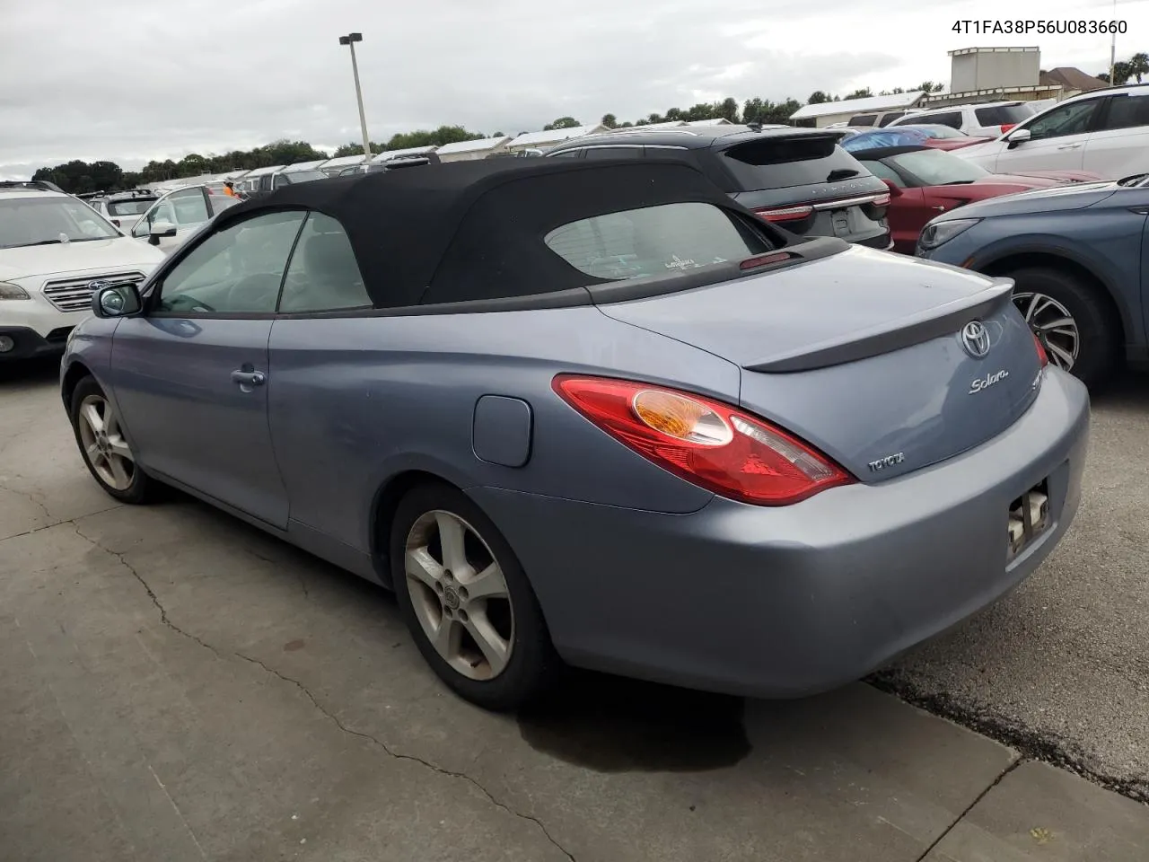 2006 Toyota Camry Solara Se VIN: 4T1FA38P56U083660 Lot: 75075804