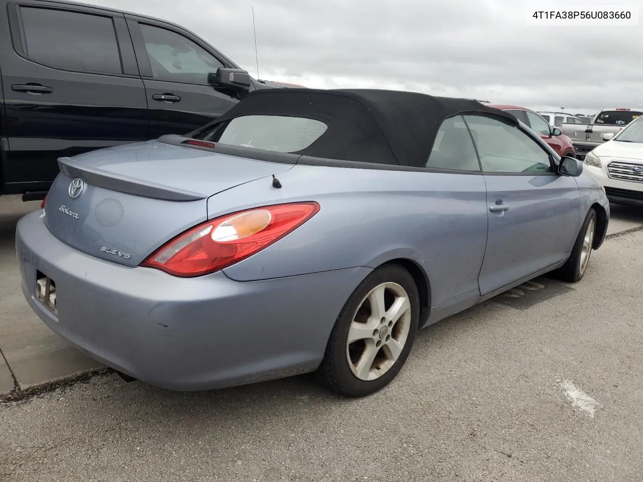 2006 Toyota Camry Solara Se VIN: 4T1FA38P56U083660 Lot: 75075804