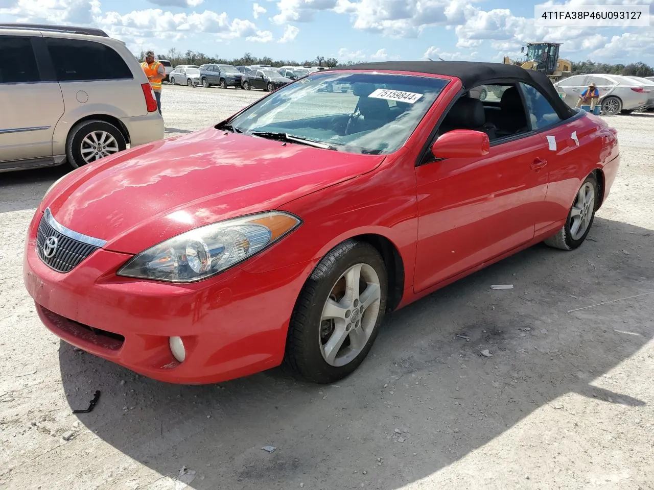 2006 Toyota Camry Solara Se VIN: 4T1FA38P46U093127 Lot: 75159844