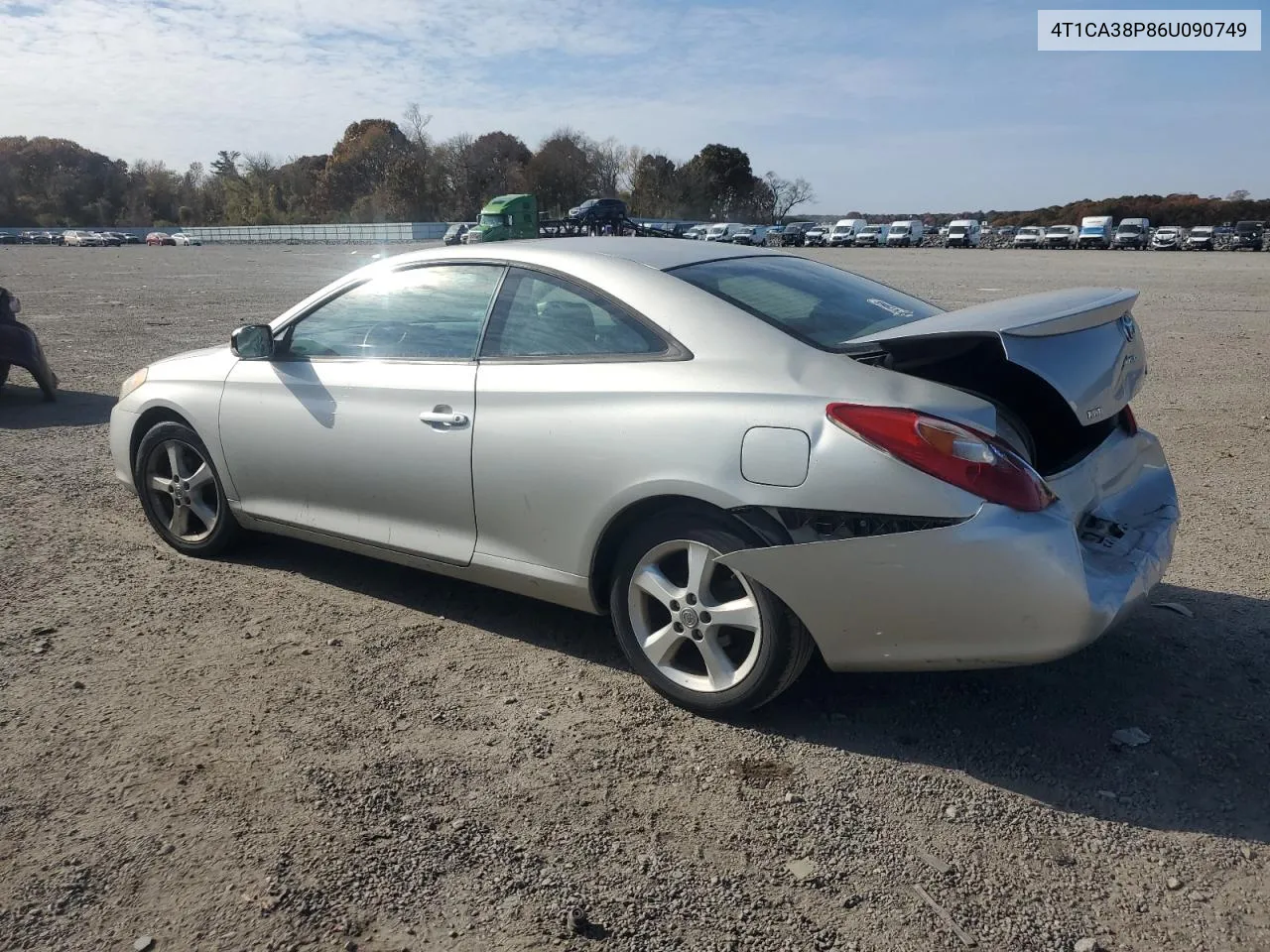 2006 Toyota Camry Solara Se VIN: 4T1CA38P86U090749 Lot: 75425154