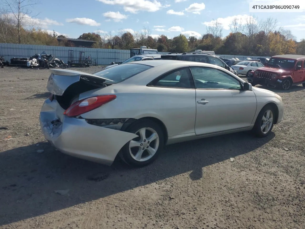 2006 Toyota Camry Solara Se VIN: 4T1CA38P86U090749 Lot: 75425154