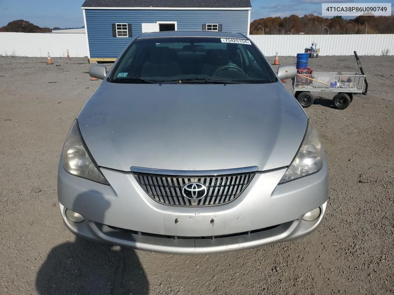 2006 Toyota Camry Solara Se VIN: 4T1CA38P86U090749 Lot: 75425154