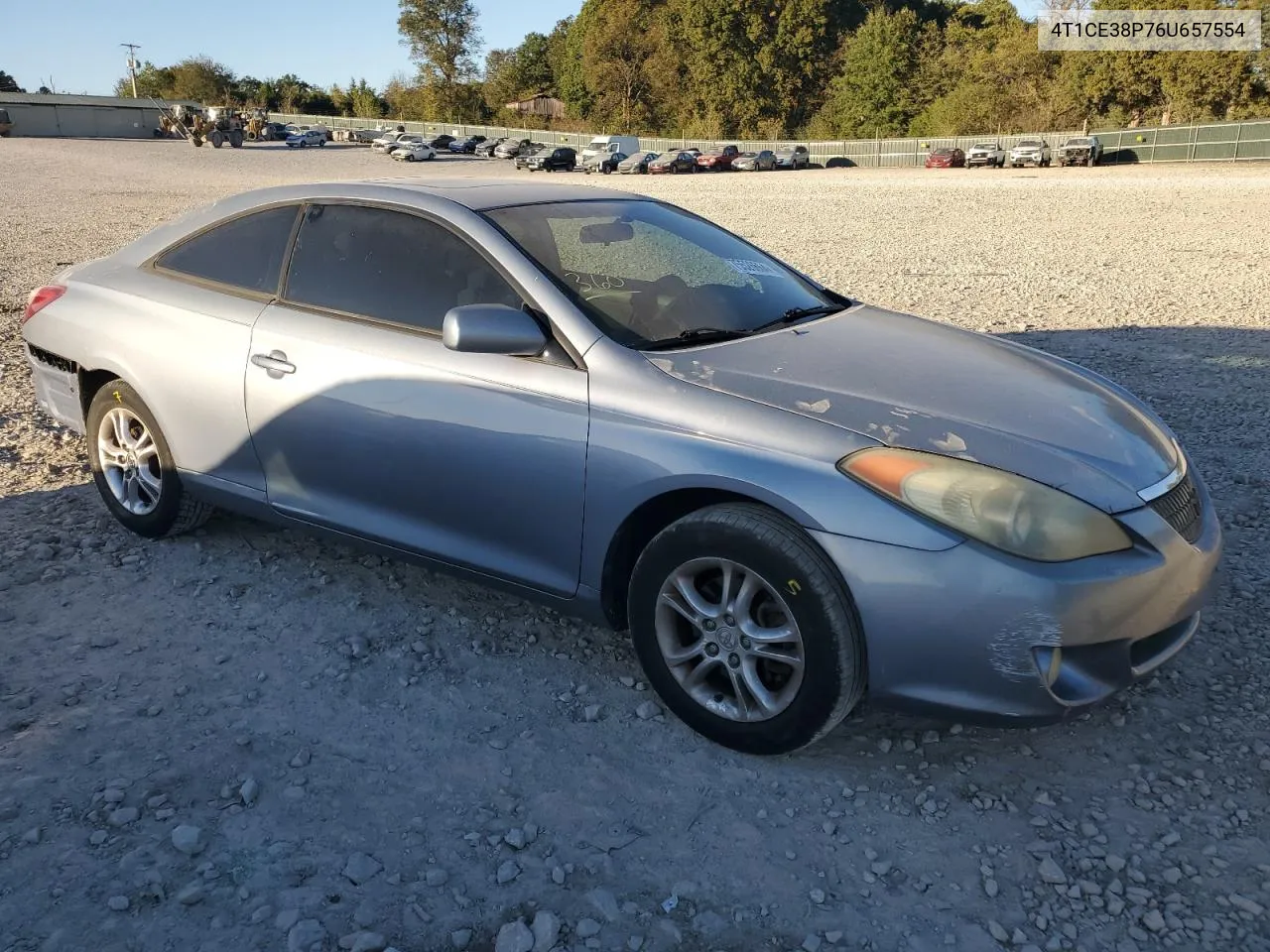 2006 Toyota Camry Solara Se VIN: 4T1CE38P76U657554 Lot: 75526664