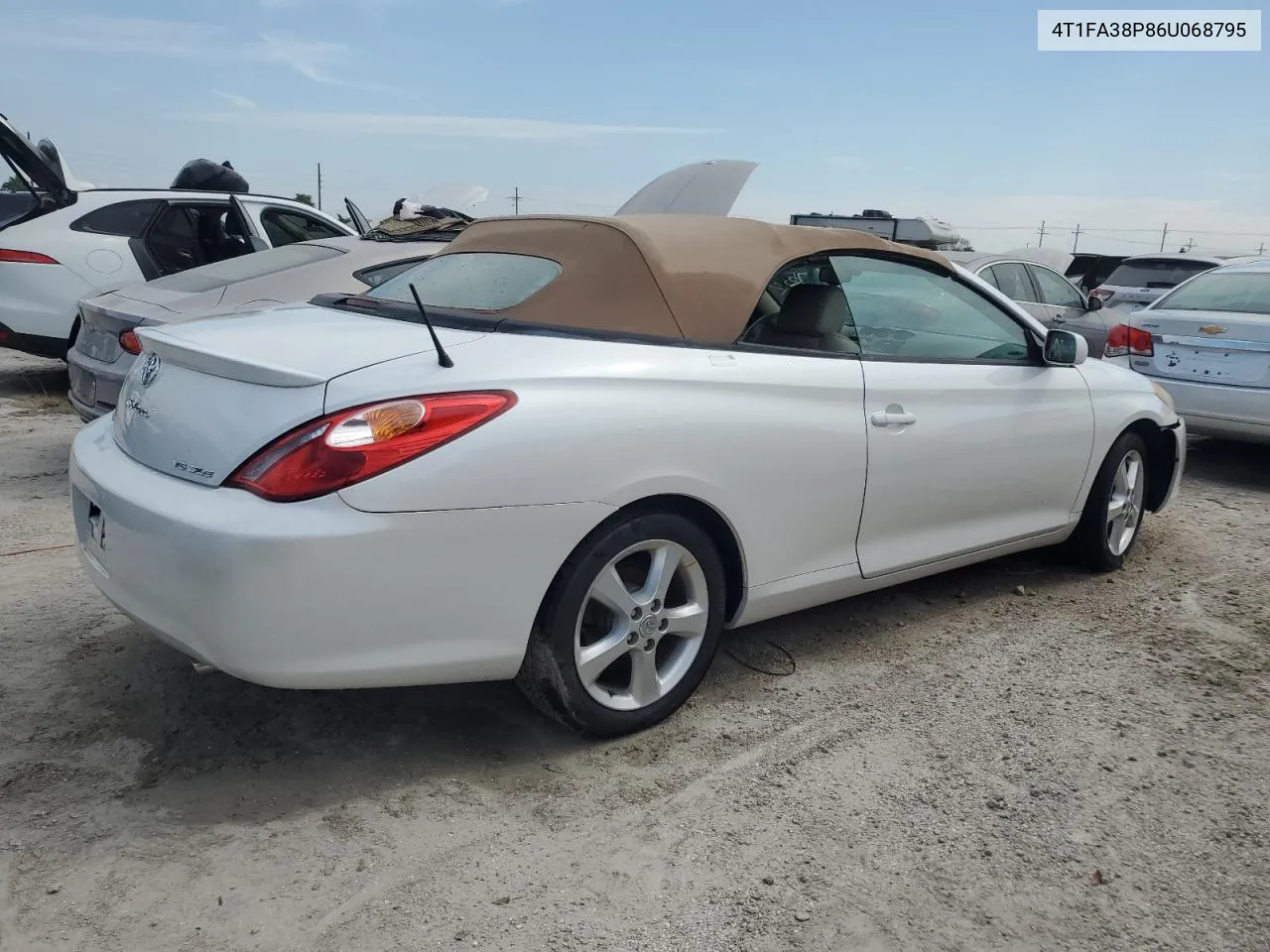 2006 Toyota Camry Solara Se VIN: 4T1FA38P86U068795 Lot: 75566244