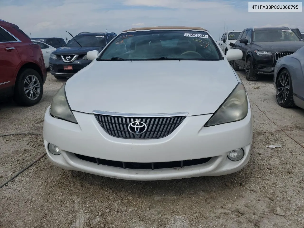 2006 Toyota Camry Solara Se VIN: 4T1FA38P86U068795 Lot: 75566244