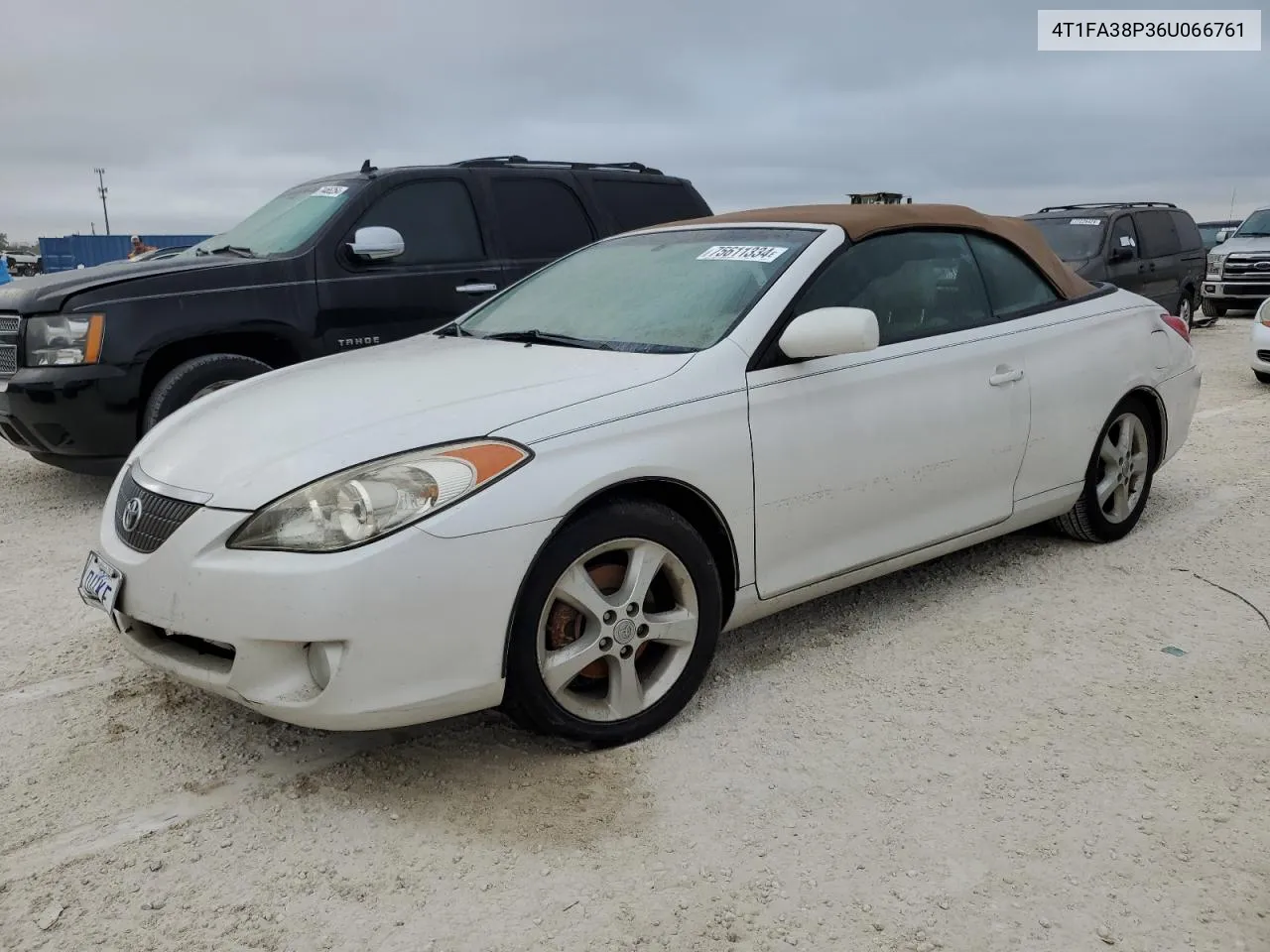 2006 Toyota Camry Solara Se VIN: 4T1FA38P36U066761 Lot: 75611334