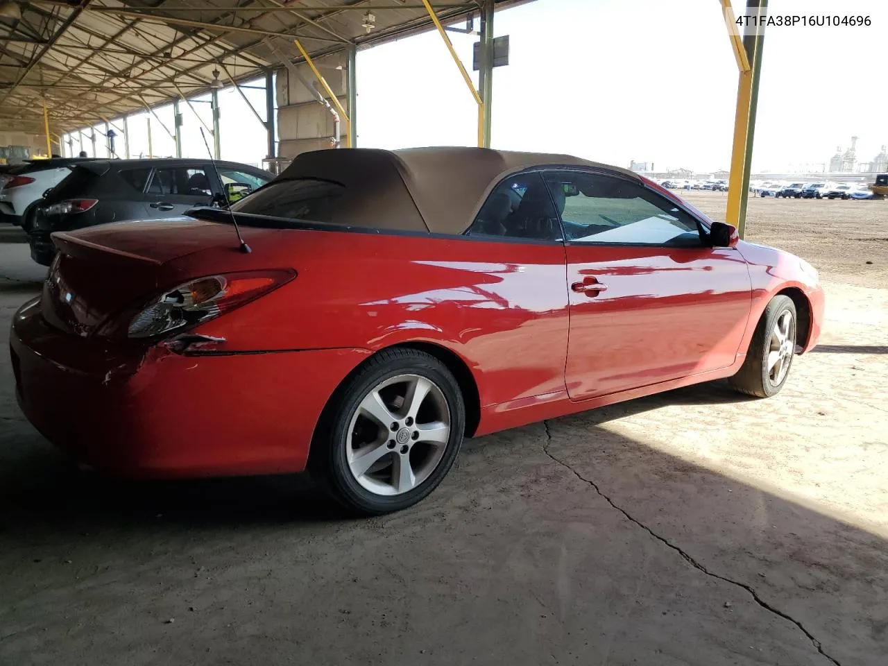 2006 Toyota Camry Solara Se VIN: 4T1FA38P16U104696 Lot: 75887724