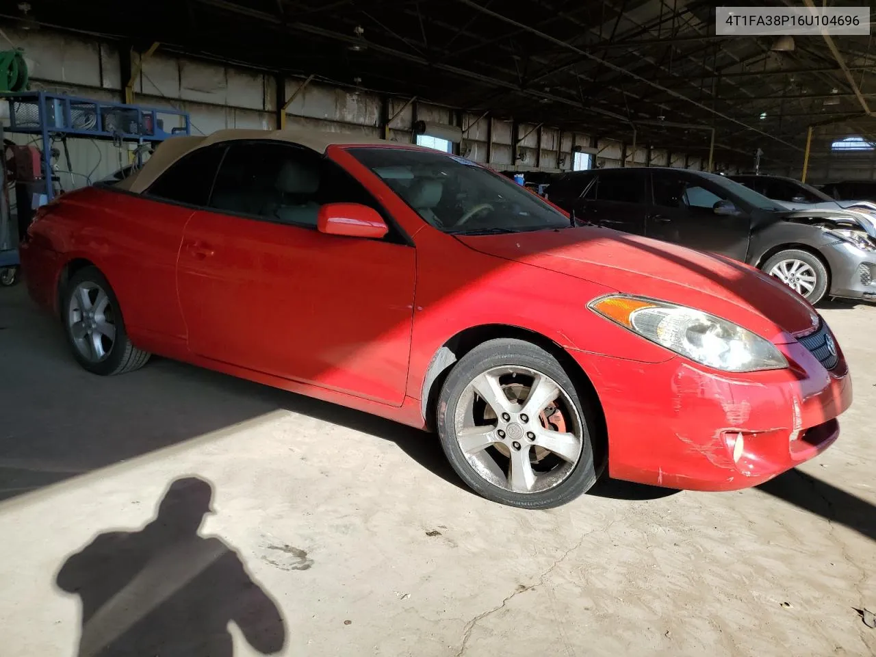 2006 Toyota Camry Solara Se VIN: 4T1FA38P16U104696 Lot: 75887724