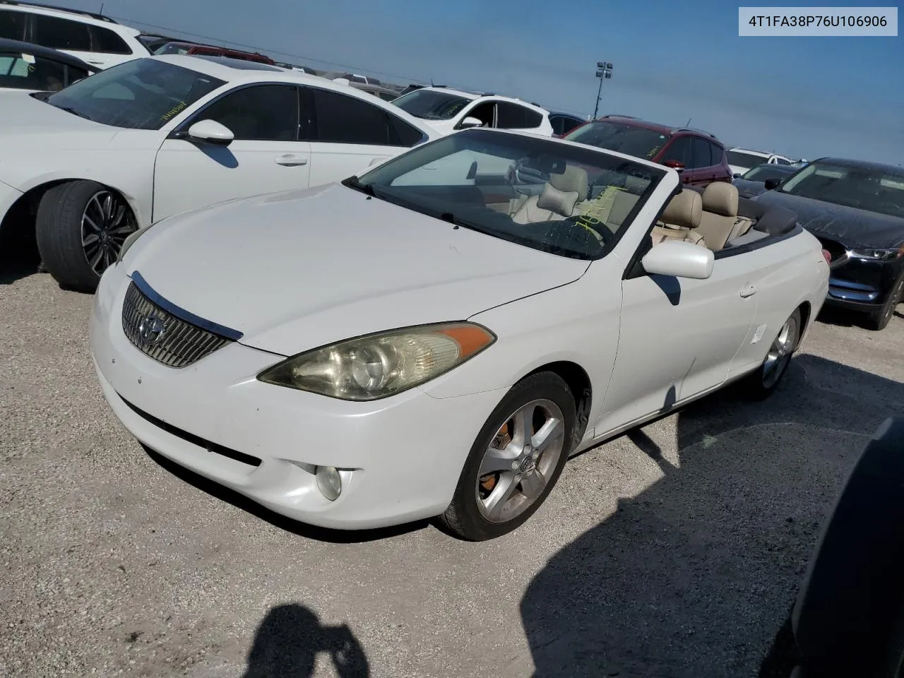 2006 Toyota Camry Solara Se VIN: 4T1FA38P76U106906 Lot: 76191494