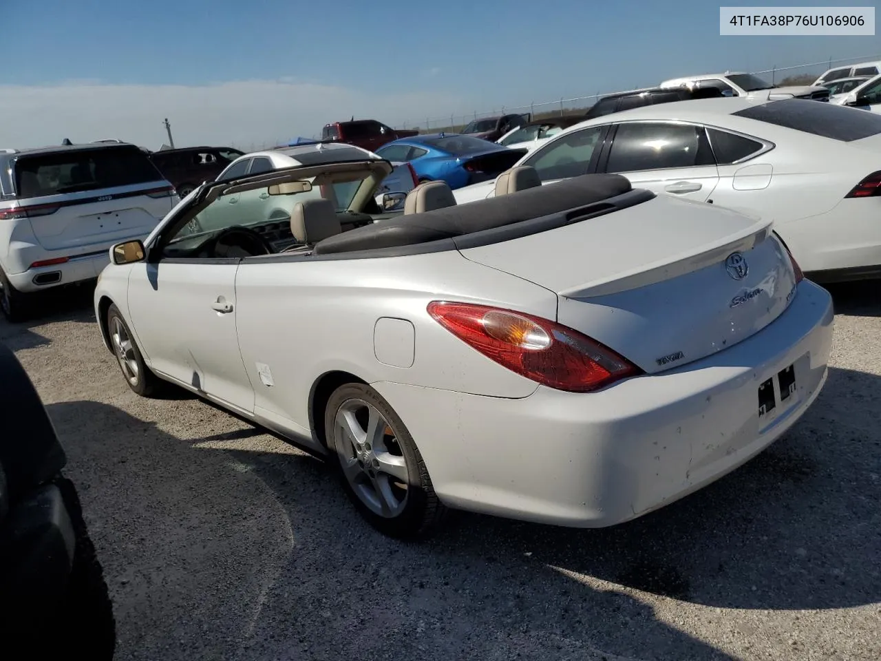 2006 Toyota Camry Solara Se VIN: 4T1FA38P76U106906 Lot: 76191494