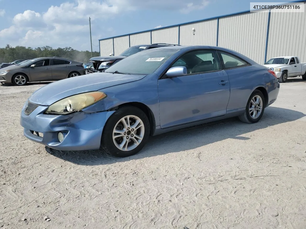 2006 Toyota Camry Solara Se VIN: 4T1CE38P36U751186 Lot: 76338534