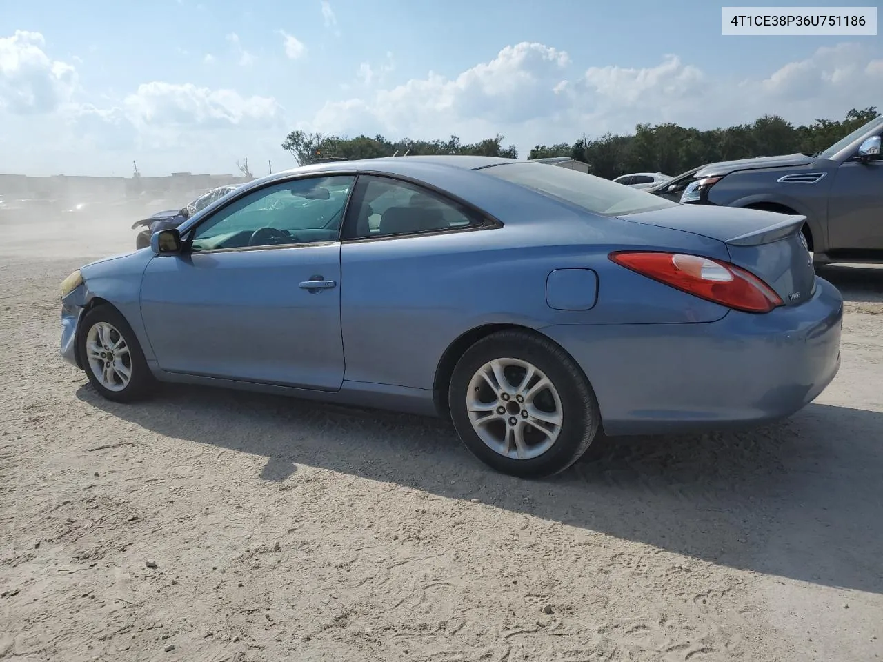 2006 Toyota Camry Solara Se VIN: 4T1CE38P36U751186 Lot: 76338534