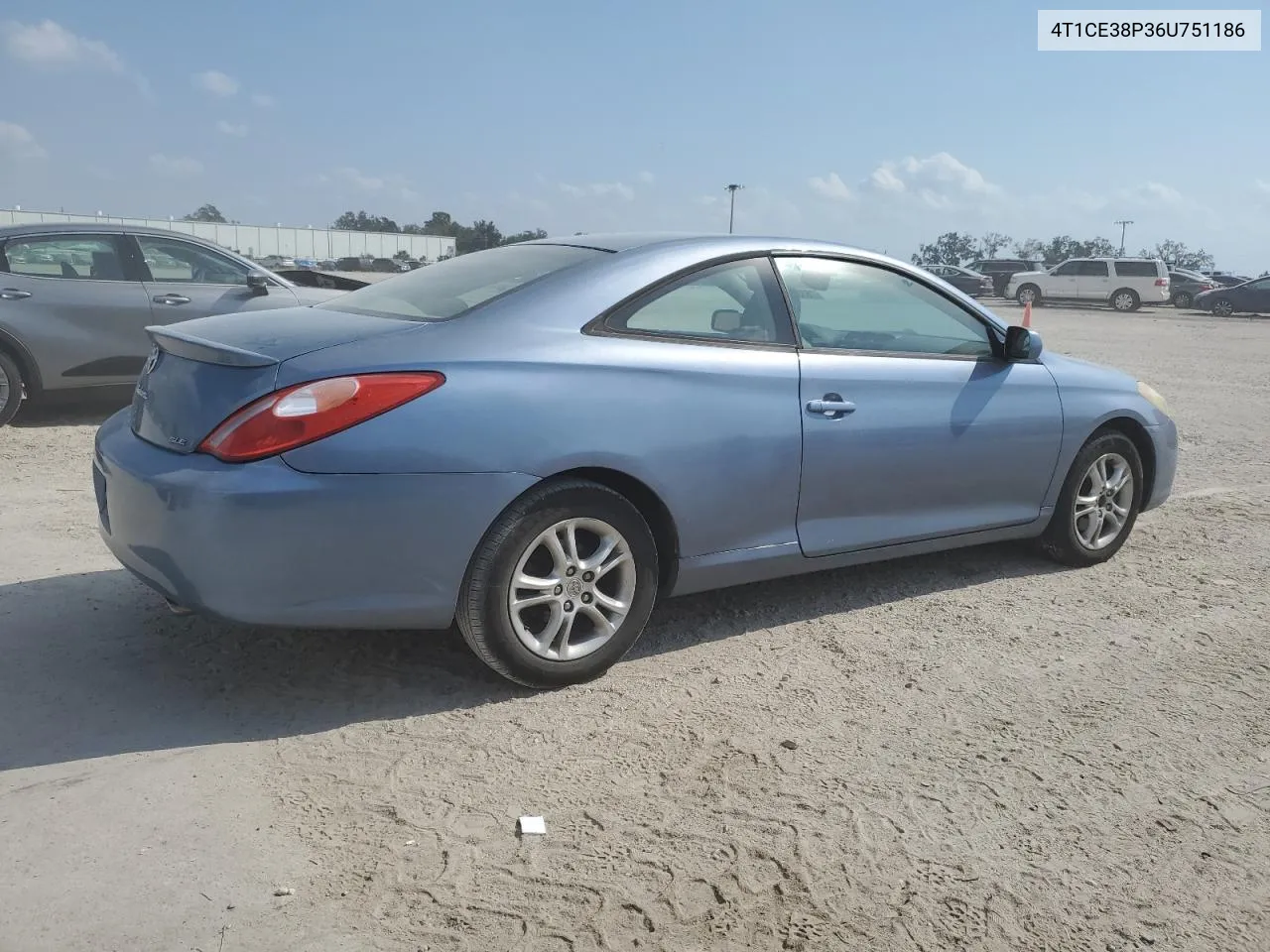 2006 Toyota Camry Solara Se VIN: 4T1CE38P36U751186 Lot: 76338534