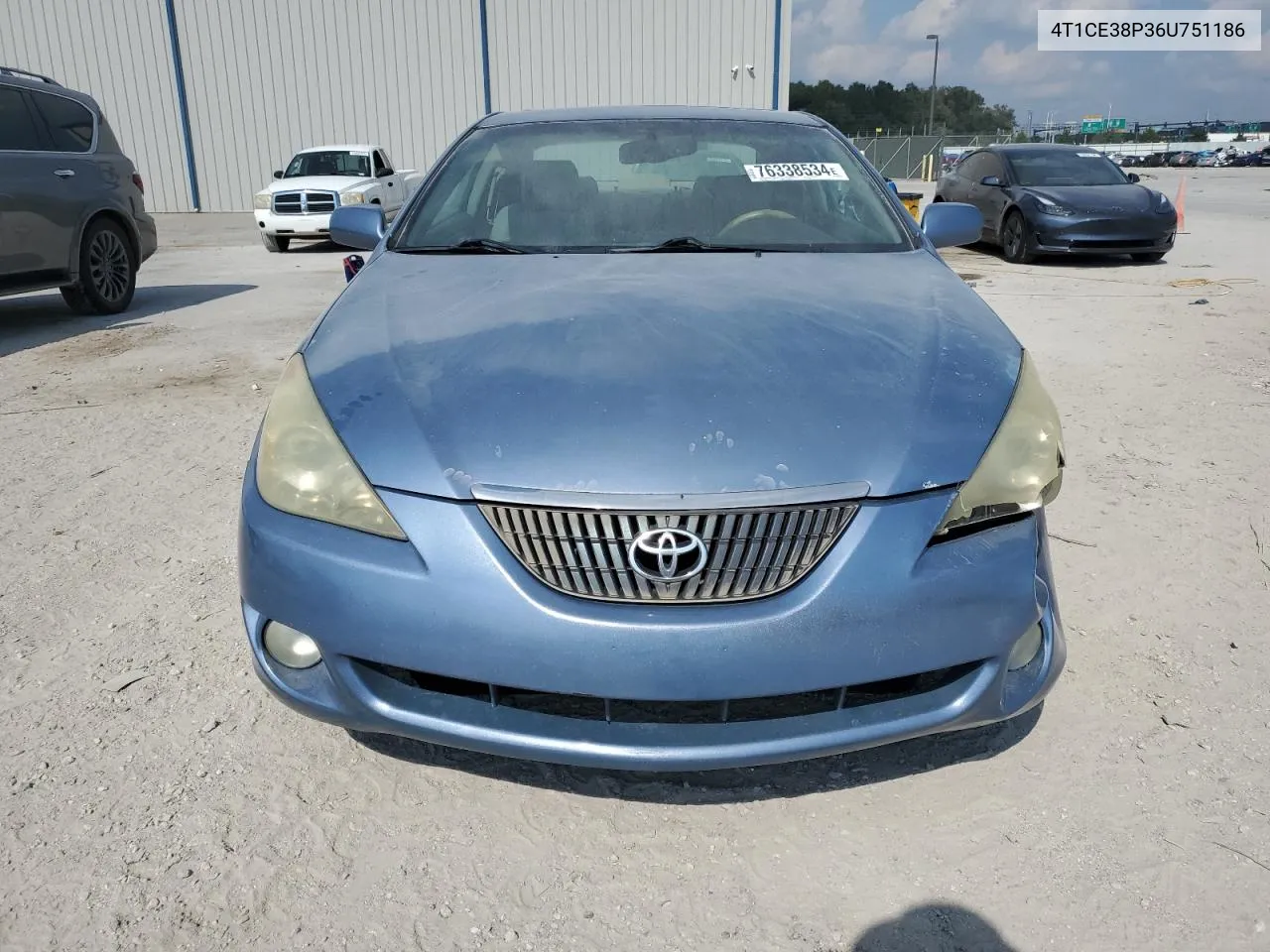 2006 Toyota Camry Solara Se VIN: 4T1CE38P36U751186 Lot: 76338534