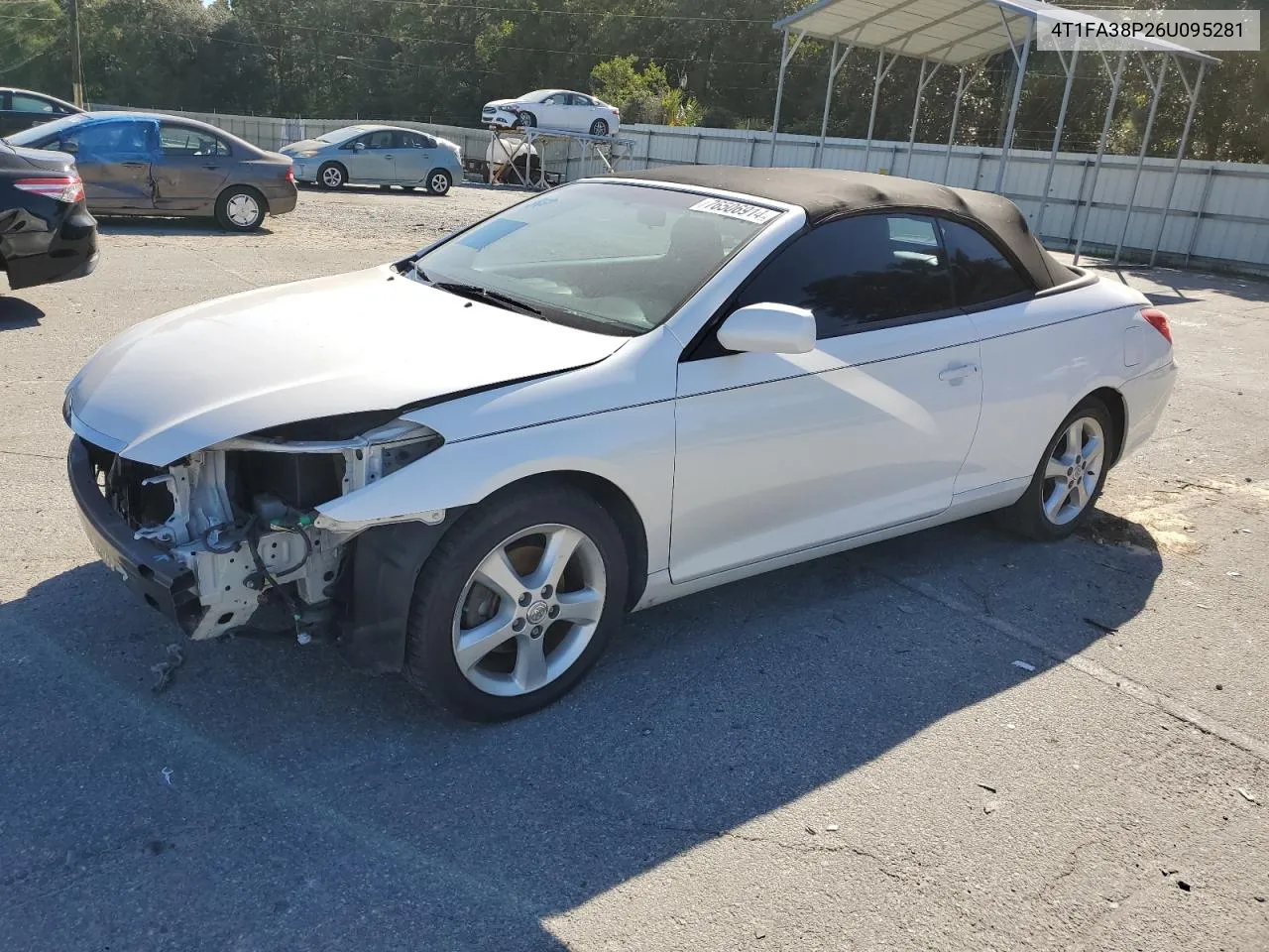 2006 Toyota Camry Solara Se VIN: 4T1FA38P26U095281 Lot: 76506914