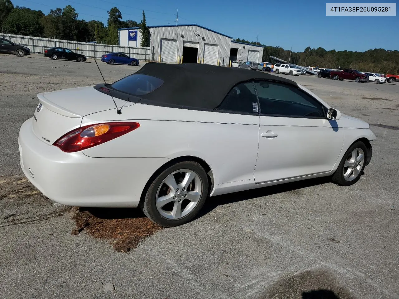 2006 Toyota Camry Solara Se VIN: 4T1FA38P26U095281 Lot: 76506914