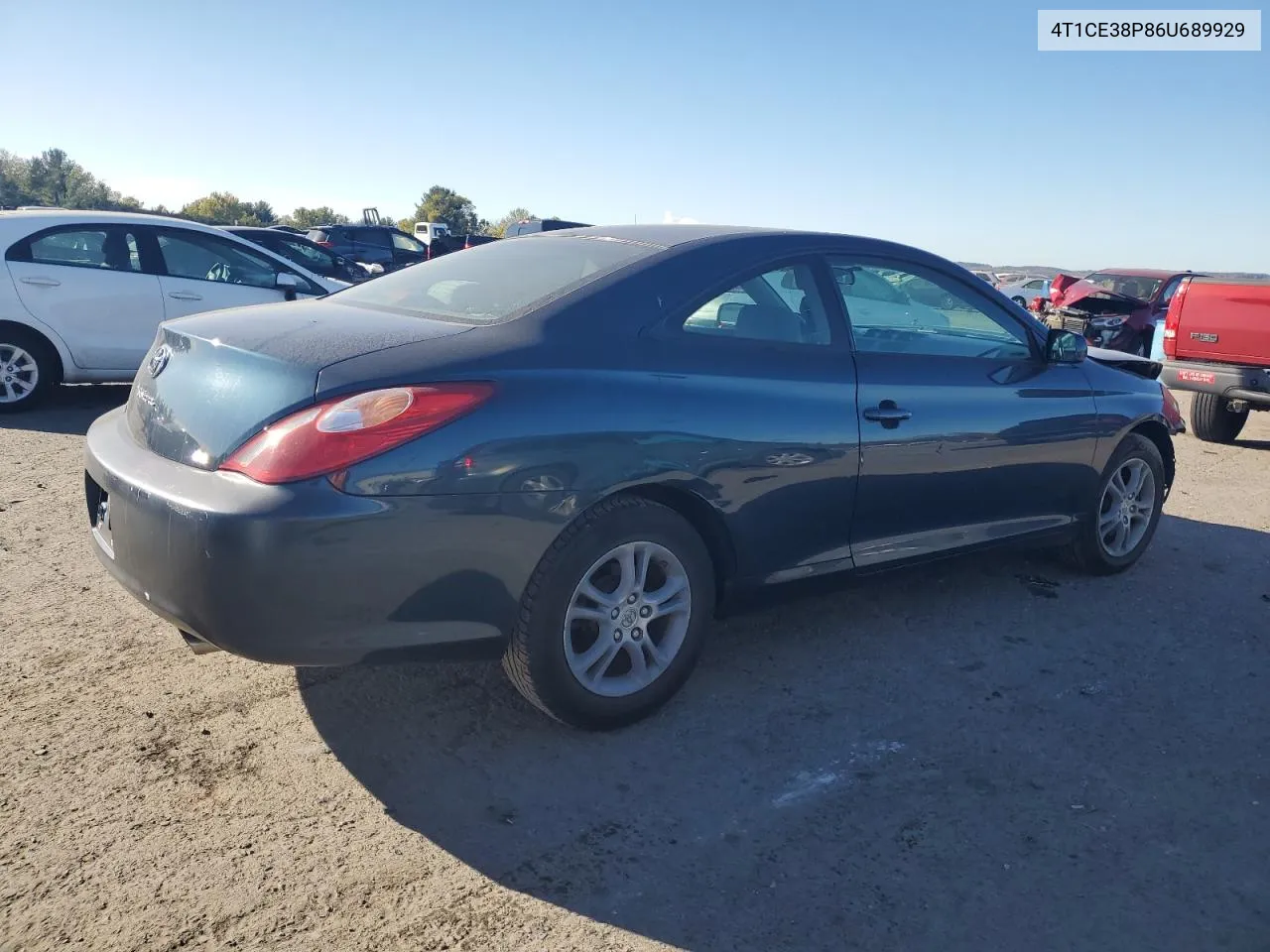 2006 Toyota Camry Solara Se VIN: 4T1CE38P86U689929 Lot: 76545854