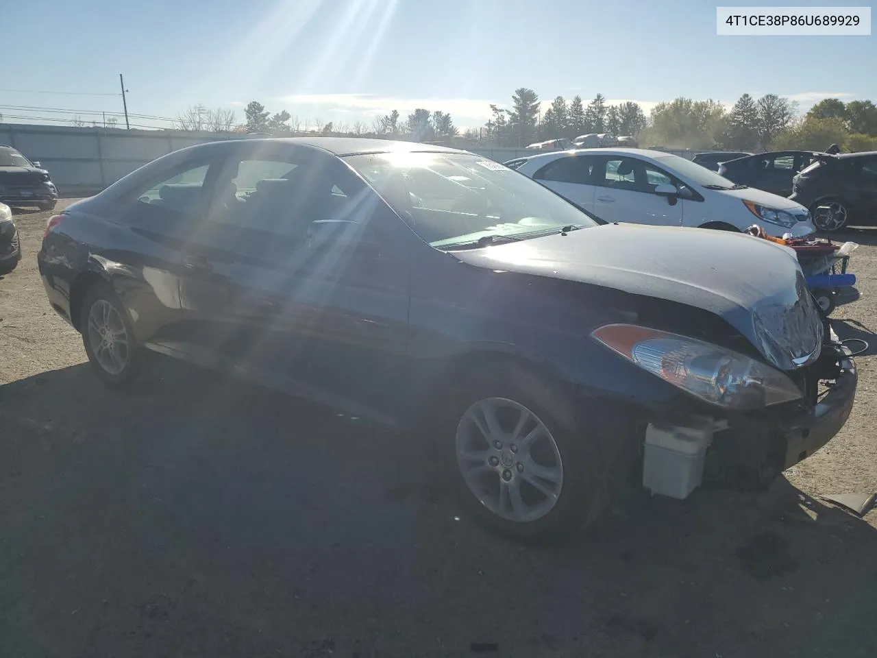 2006 Toyota Camry Solara Se VIN: 4T1CE38P86U689929 Lot: 76545854