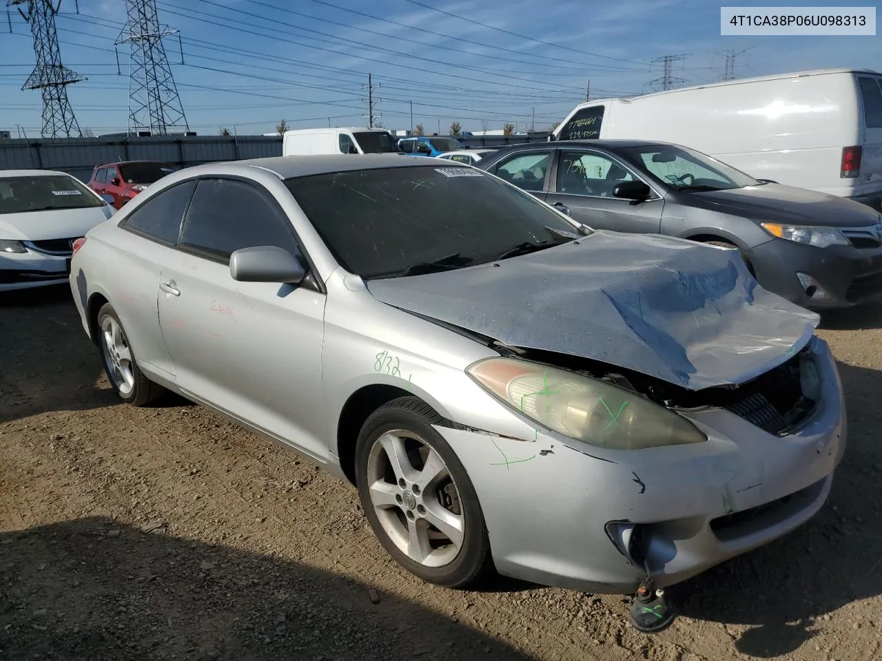 2006 Toyota Camry Solara Se VIN: 4T1CA38P06U098313 Lot: 76696494