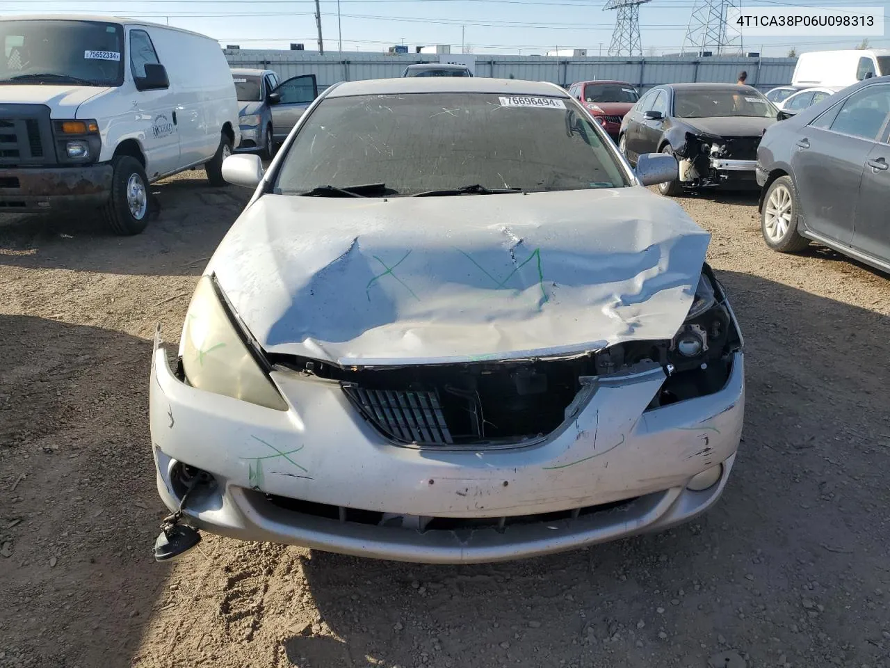 2006 Toyota Camry Solara Se VIN: 4T1CA38P06U098313 Lot: 76696494