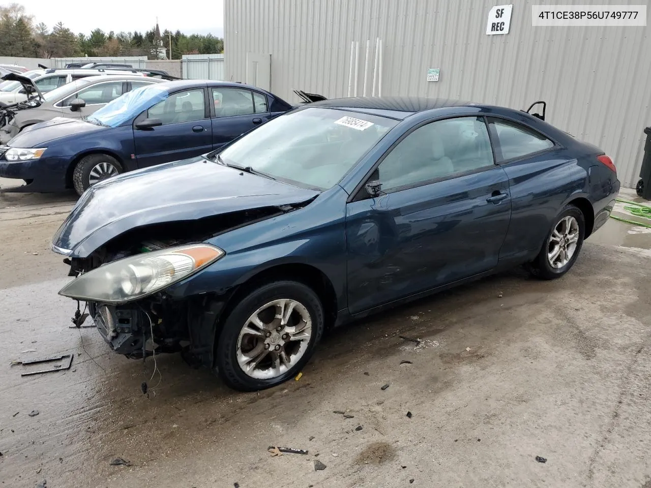 2006 Toyota Camry Solara Se VIN: 4T1CE38P56U749777 Lot: 76985414