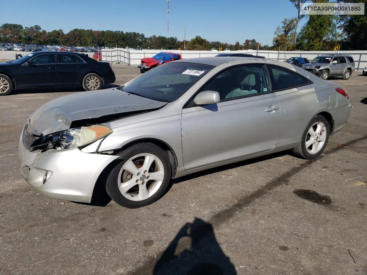 2006 Toyota Camry Solara Se VIN: 4T1CA30P06U081880 Lot: 77311864