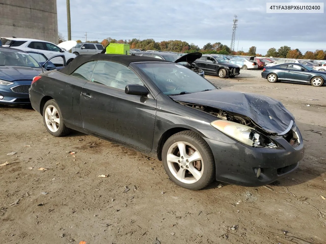 2006 Toyota Camry Solara Se VIN: 4T1FA38PX6U102400 Lot: 78032444