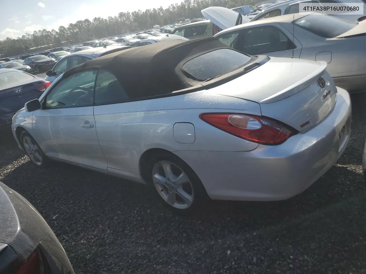 2006 Toyota Camry Solara Se VIN: 4T1FA38P16U070680 Lot: 78098734