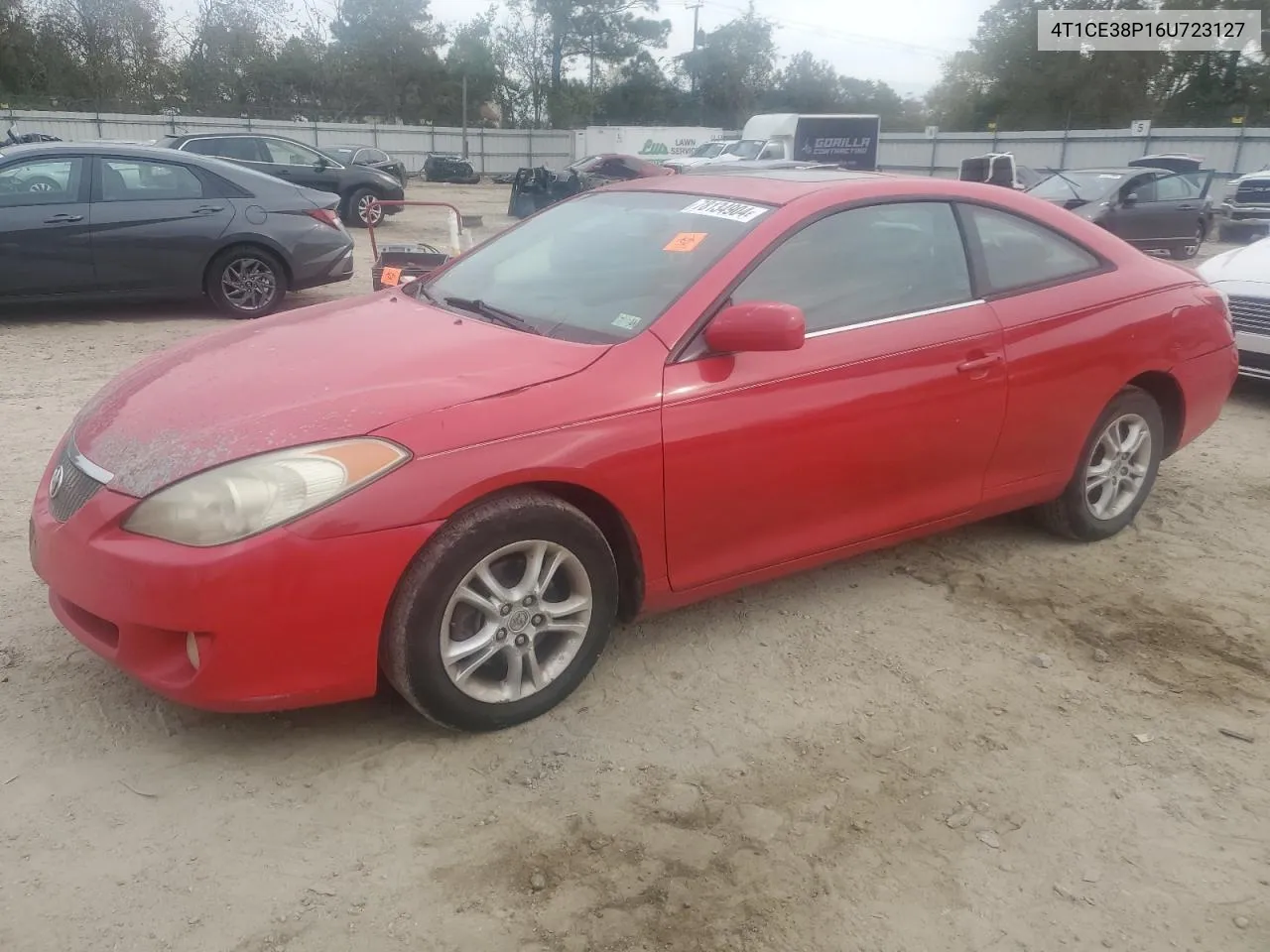 2006 Toyota Camry Solara Se VIN: 4T1CE38P16U723127 Lot: 78134904