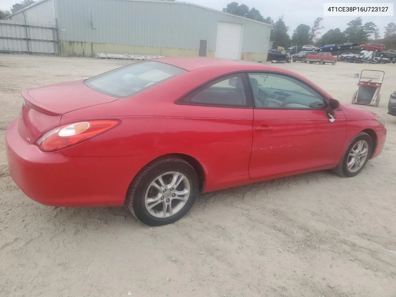 2006 Toyota Camry Solara Se VIN: 4T1CE38P16U723127 Lot: 78134904