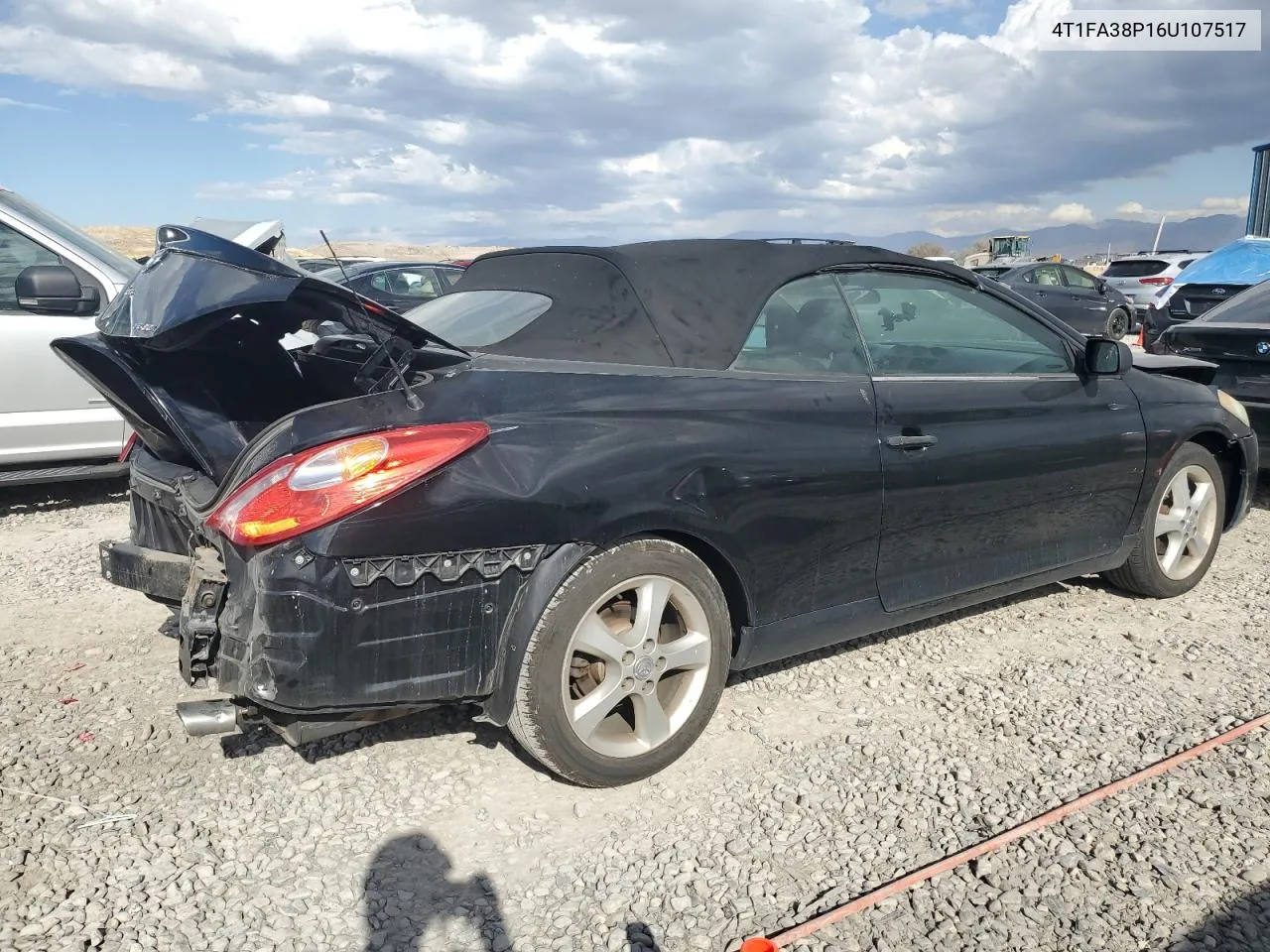 2006 Toyota Camry Solara Se VIN: 4T1FA38P16U107517 Lot: 78153144