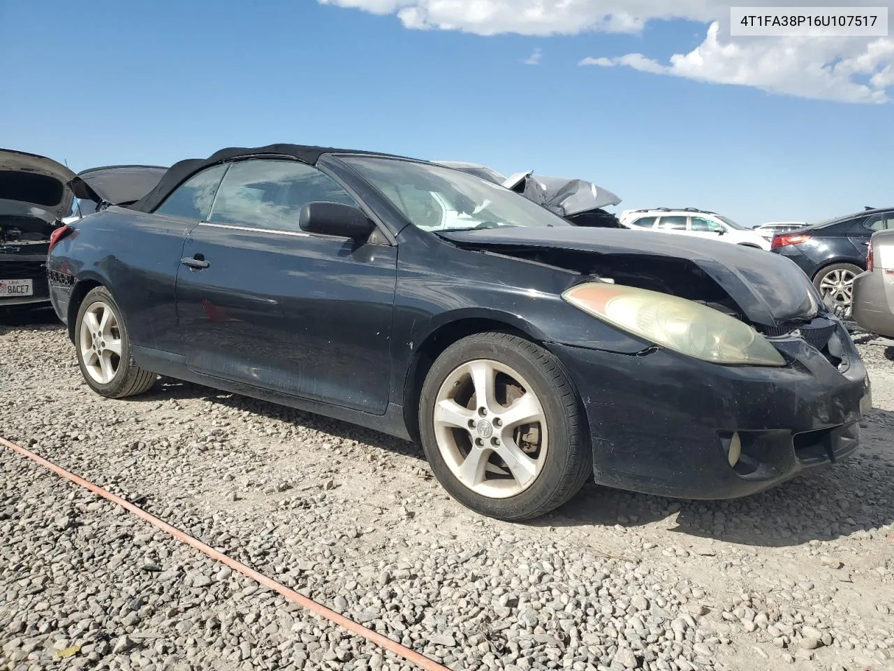 2006 Toyota Camry Solara Se VIN: 4T1FA38P16U107517 Lot: 78153144