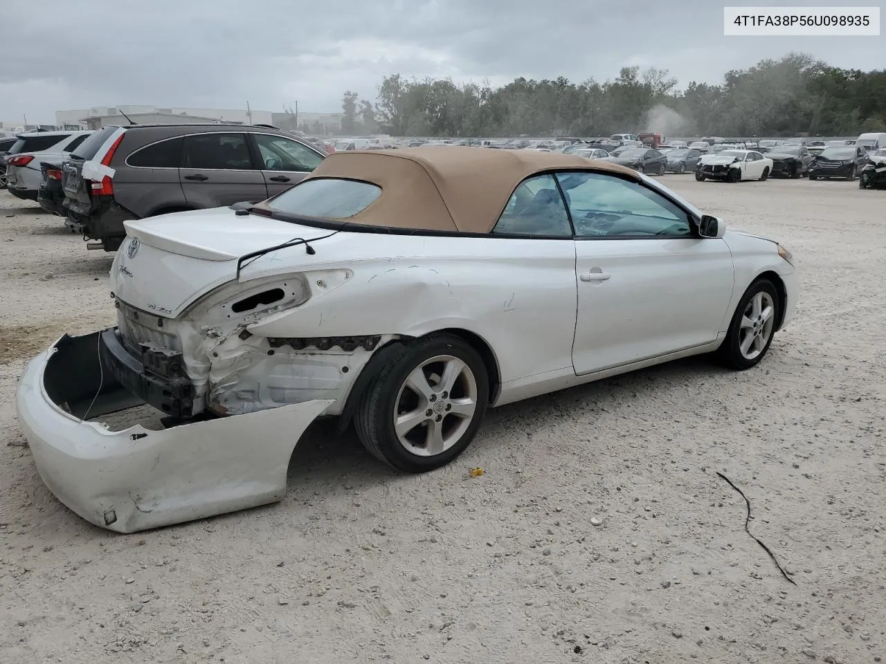 2006 Toyota Camry Solara Se VIN: 4T1FA38P56U098935 Lot: 78191274