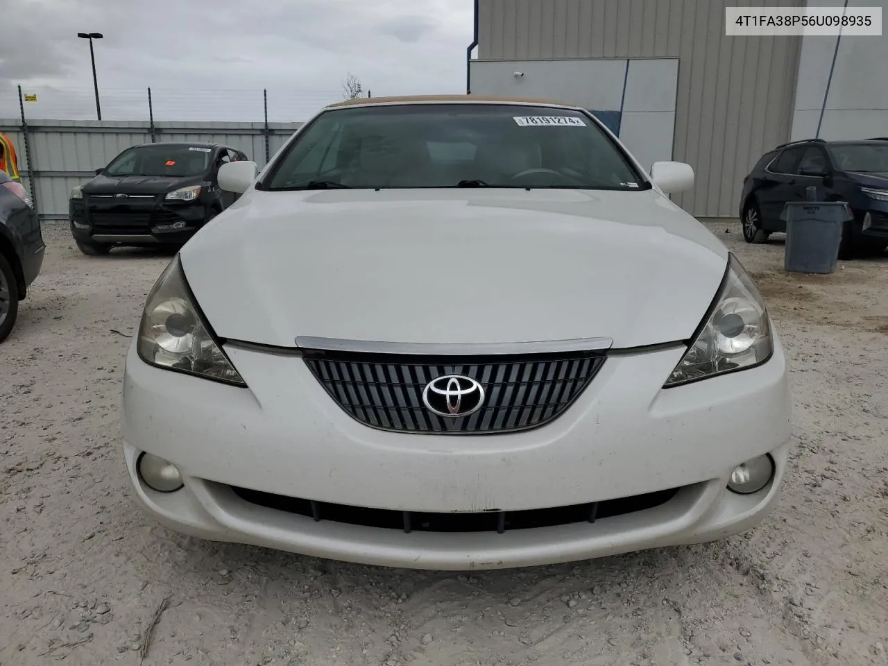 2006 Toyota Camry Solara Se VIN: 4T1FA38P56U098935 Lot: 78191274