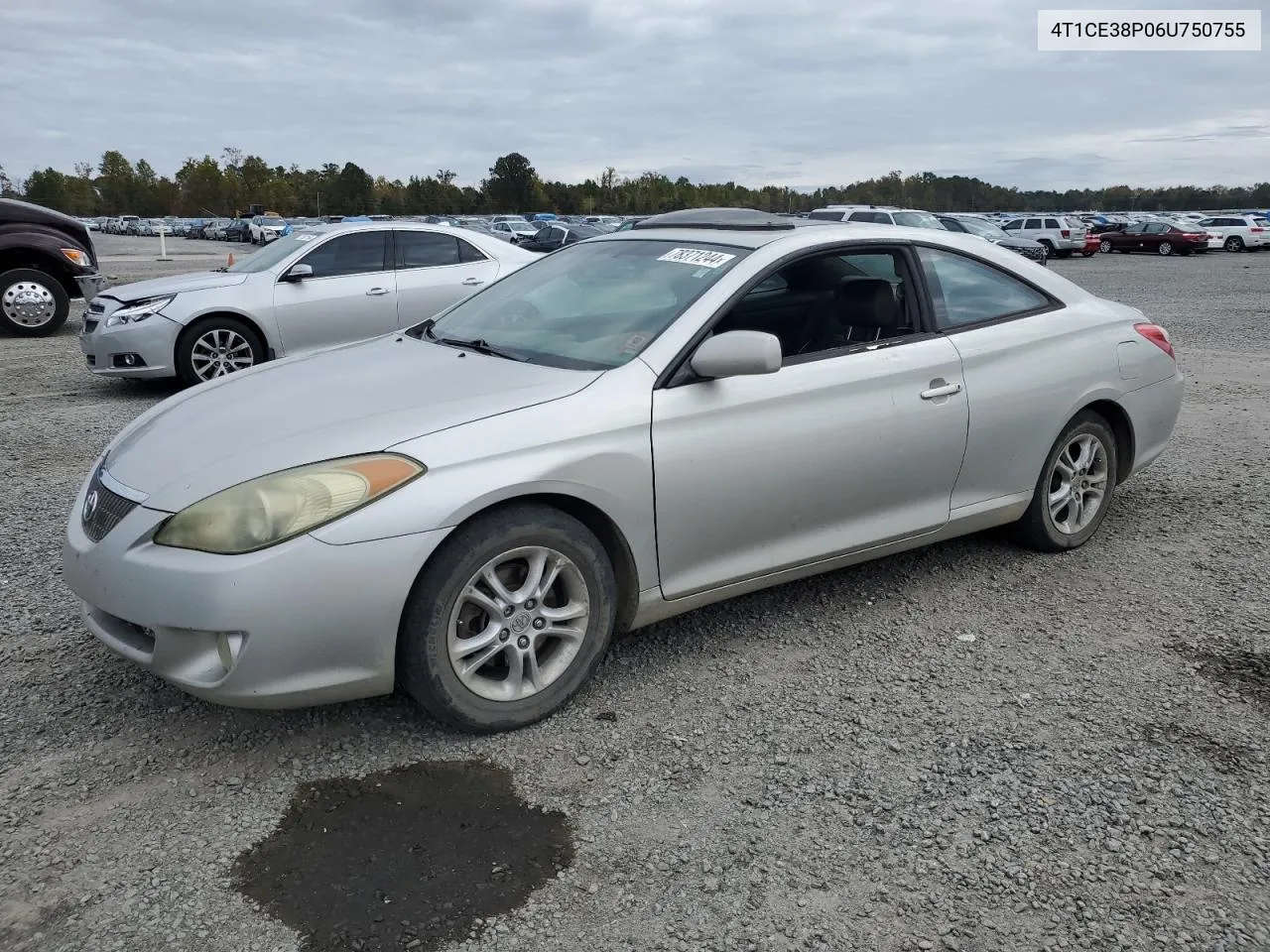 2006 Toyota Camry Solara Se VIN: 4T1CE38P06U750755 Lot: 78371244