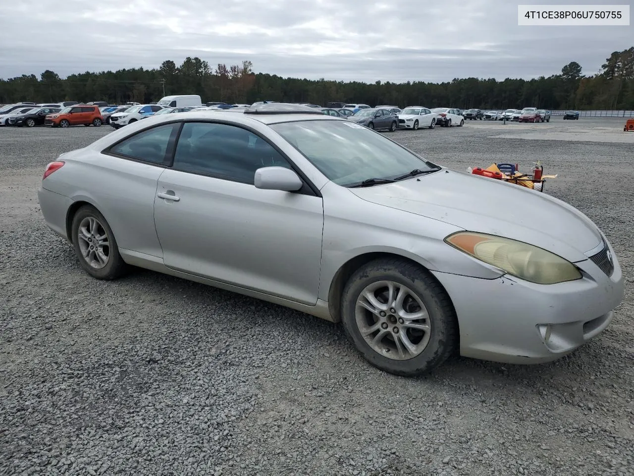 2006 Toyota Camry Solara Se VIN: 4T1CE38P06U750755 Lot: 78371244