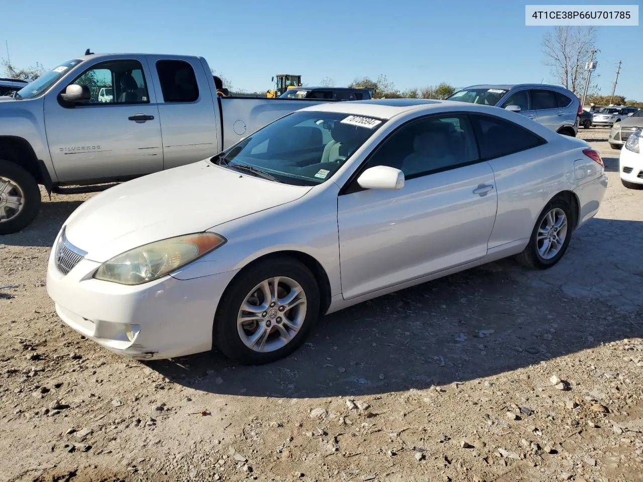 2006 Toyota Camry Solara Se VIN: 4T1CE38P66U701785 Lot: 78726594