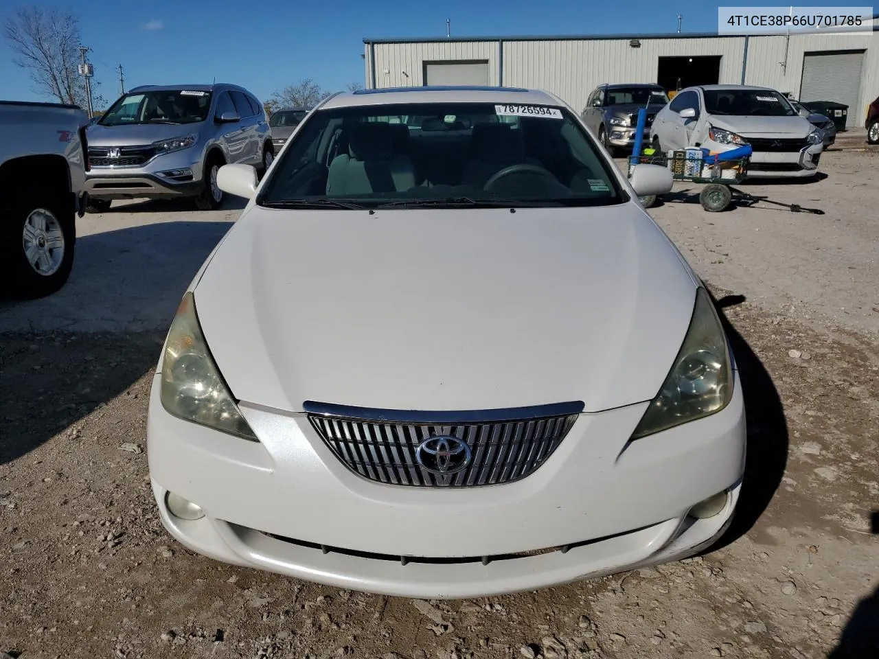 2006 Toyota Camry Solara Se VIN: 4T1CE38P66U701785 Lot: 78726594