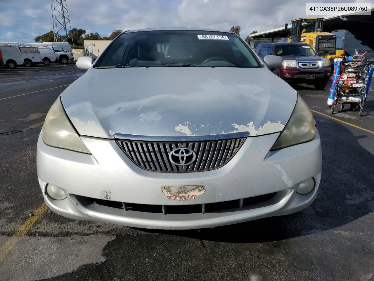 2006 Toyota Camry Solara Se VIN: 4T1CA38P26U089760 Lot: 80157154