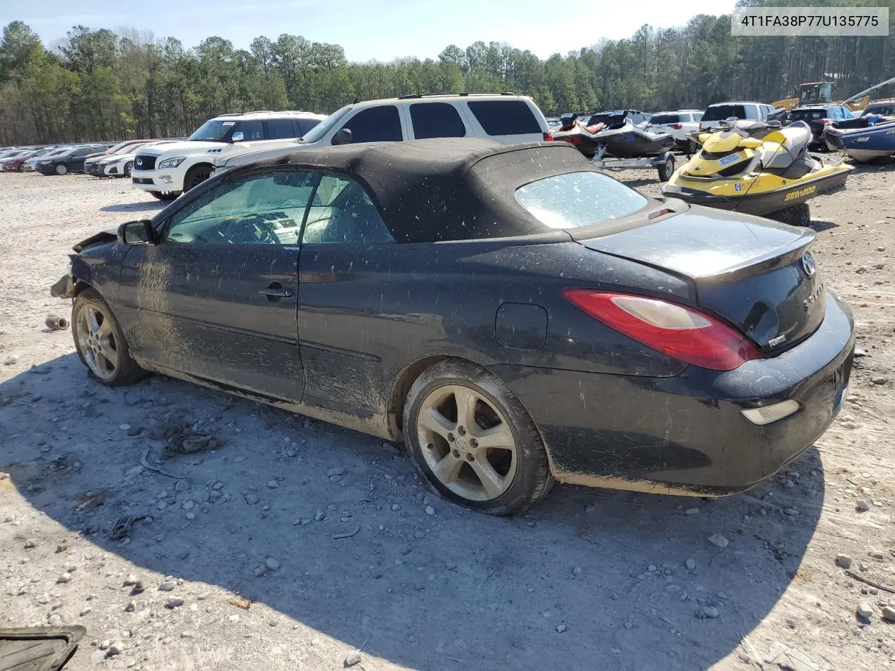 2007 Toyota Camry Solara Se VIN: 4T1FA38P77U135775 Lot: 51304074