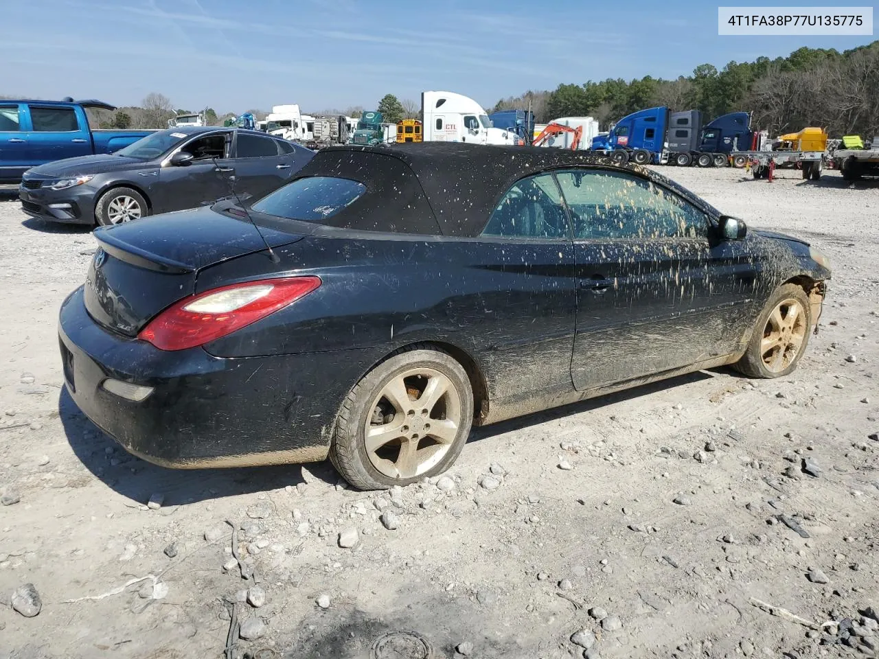 2007 Toyota Camry Solara Se VIN: 4T1FA38P77U135775 Lot: 51304074