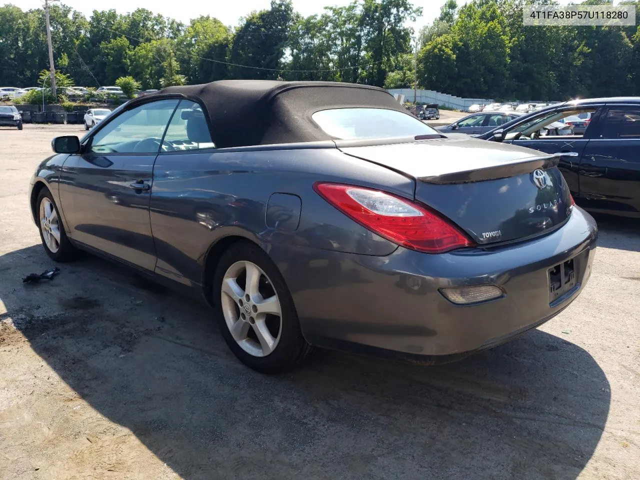 2007 Toyota Camry Solara Se VIN: 4T1FA38P57U118280 Lot: 61001724