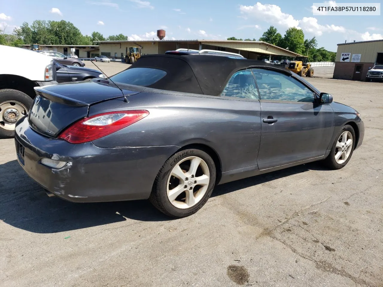 2007 Toyota Camry Solara Se VIN: 4T1FA38P57U118280 Lot: 61001724