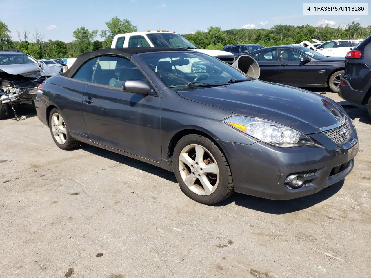 2007 Toyota Camry Solara Se VIN: 4T1FA38P57U118280 Lot: 61001724