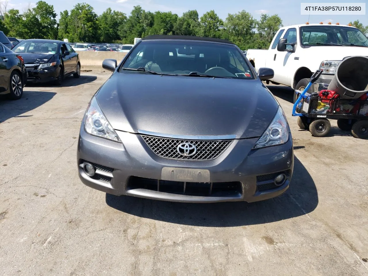 2007 Toyota Camry Solara Se VIN: 4T1FA38P57U118280 Lot: 61001724