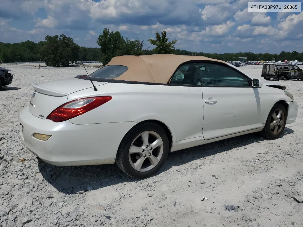 4T1FA38P97U126365 2007 Toyota Camry Solara Se