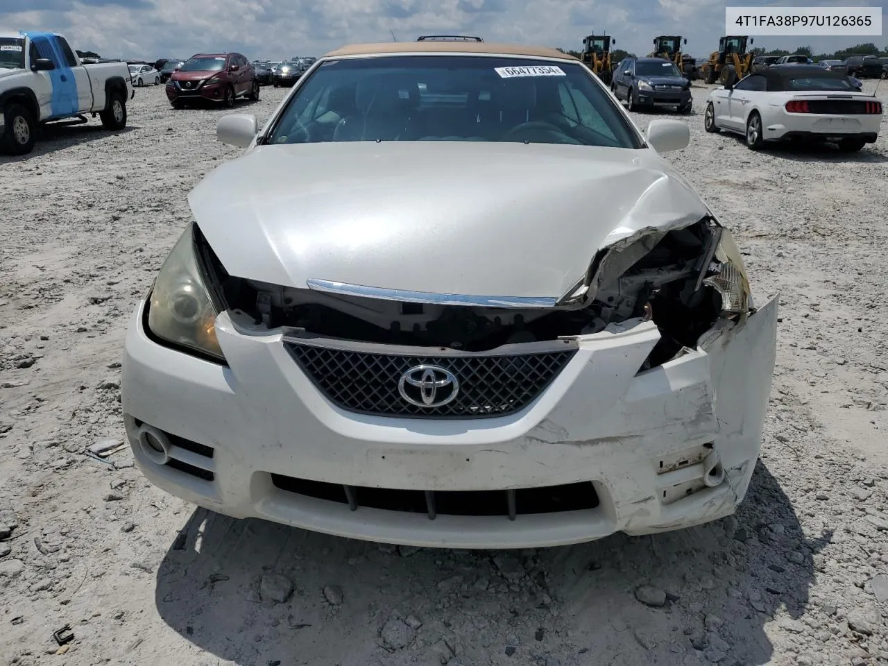 2007 Toyota Camry Solara Se VIN: 4T1FA38P97U126365 Lot: 66477354