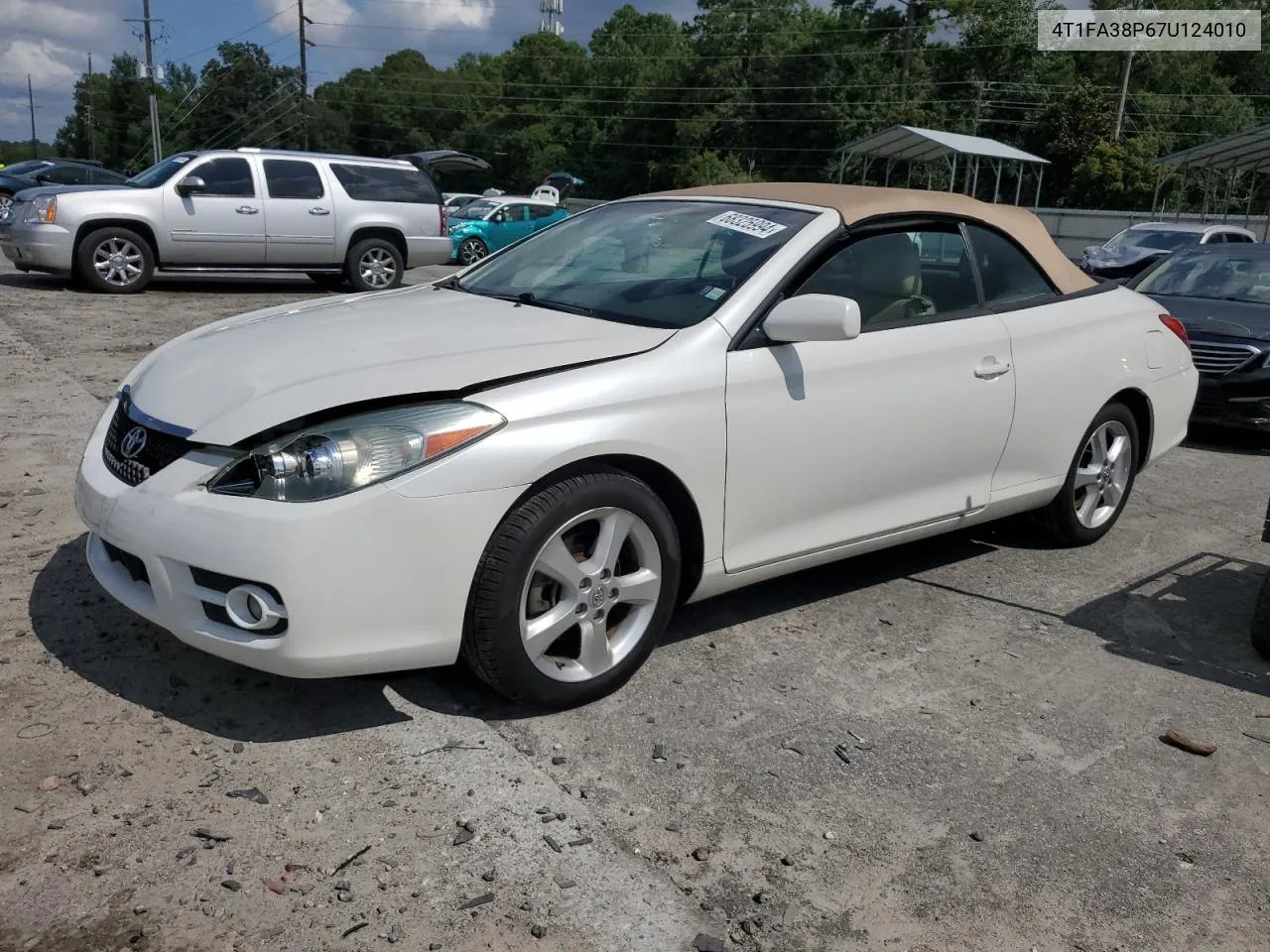 2007 Toyota Camry Solara Se VIN: 4T1FA38P67U124010 Lot: 68325994