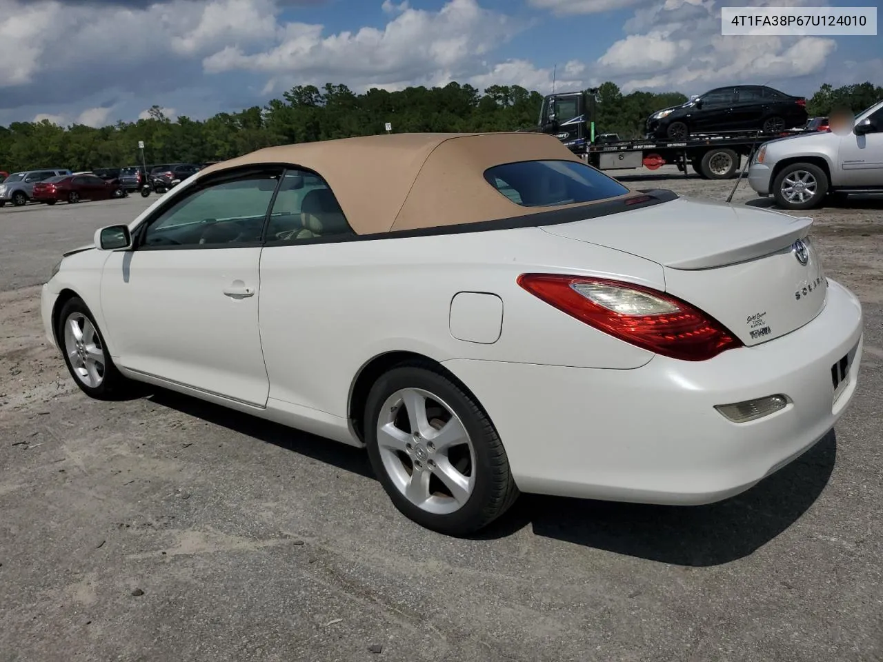 2007 Toyota Camry Solara Se VIN: 4T1FA38P67U124010 Lot: 68325994