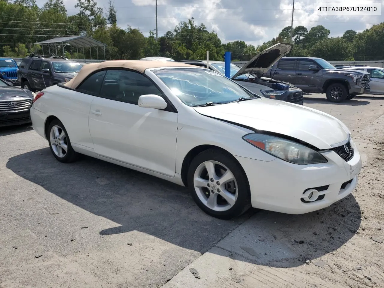 2007 Toyota Camry Solara Se VIN: 4T1FA38P67U124010 Lot: 68325994